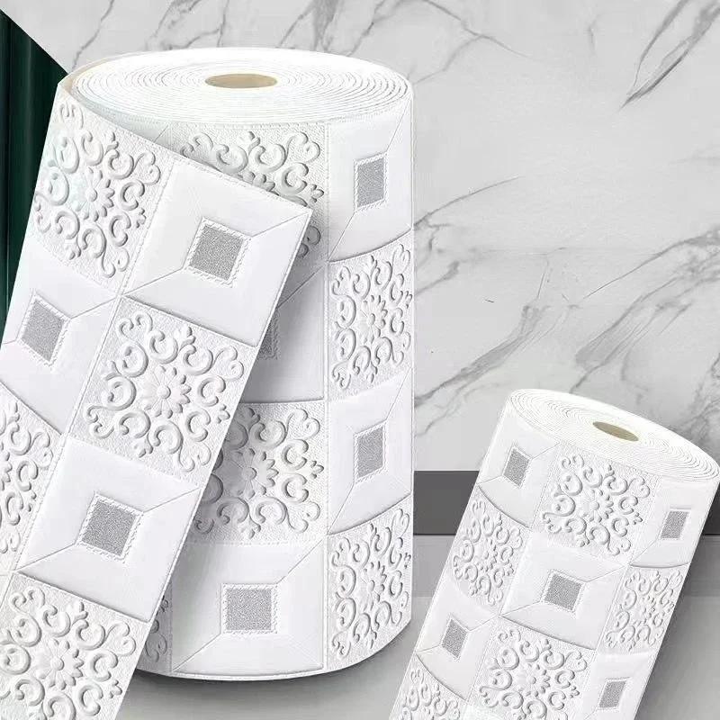 3D Ceiling Wall Paper Waterproof Self-adhesive Roofing Wallpaper Sticker TV Background Roof Decoration Paper Decal wall stickers