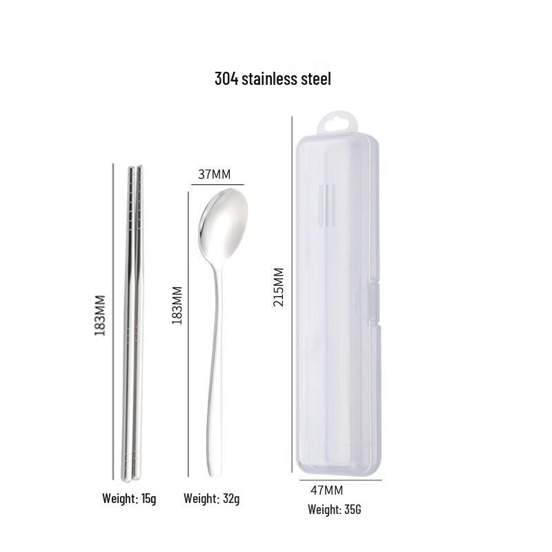 Portable 304 Stainless Steel Cutlery Set