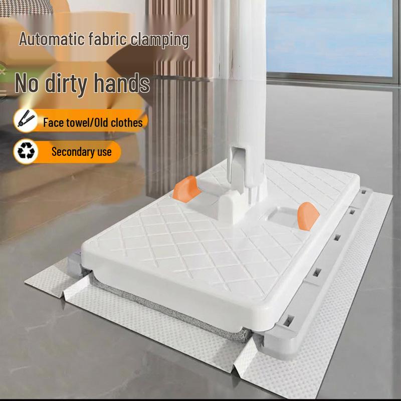 Electrostatic Dust-Free Hand-Wash Mini Mop with Disposable Cloth Clips
