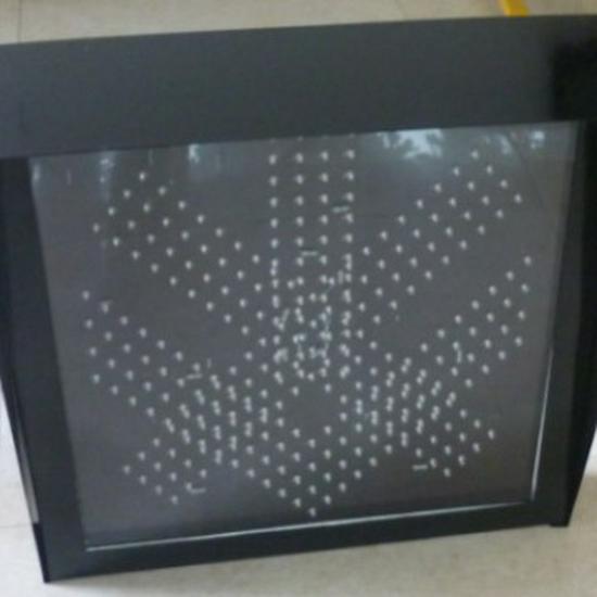 

600x600 Red Cross/Green Arrow Traffic Safety Light, 220V Street Indicator Fixture No