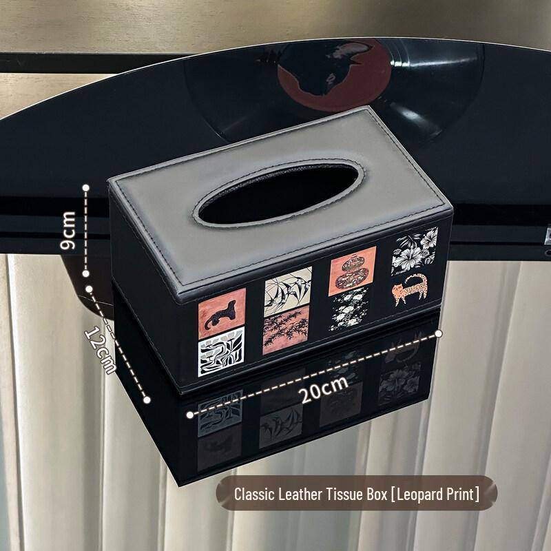 LIEI Creative Household Tissue Box with Remote Control Holder