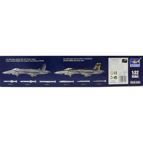 Trumpeter 1/32 F/A-18E Super Hornet Einsitzer 03204 Plastikmodell