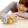 Cute Cat Figurine Model Toy Figures Lazy Holder Action Figures Cat Desk Holder Phone Holder