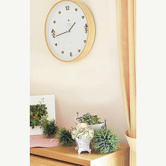 Disney Wood Parts Wall Clock Mickey Minnie CLOCK63605 - &