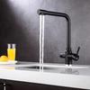 ULA Filtered Kitchen Faucets Hot and Cold Drinking Water 3-ways Filter Kitchen Sink Mixer 360 Rotation Taps