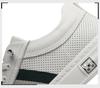 European New Shoes for Men Genuine Leather Casual Shoes Spring High End Striped Flat Skateboard Shoes Cow Leather Sneakers 45-48