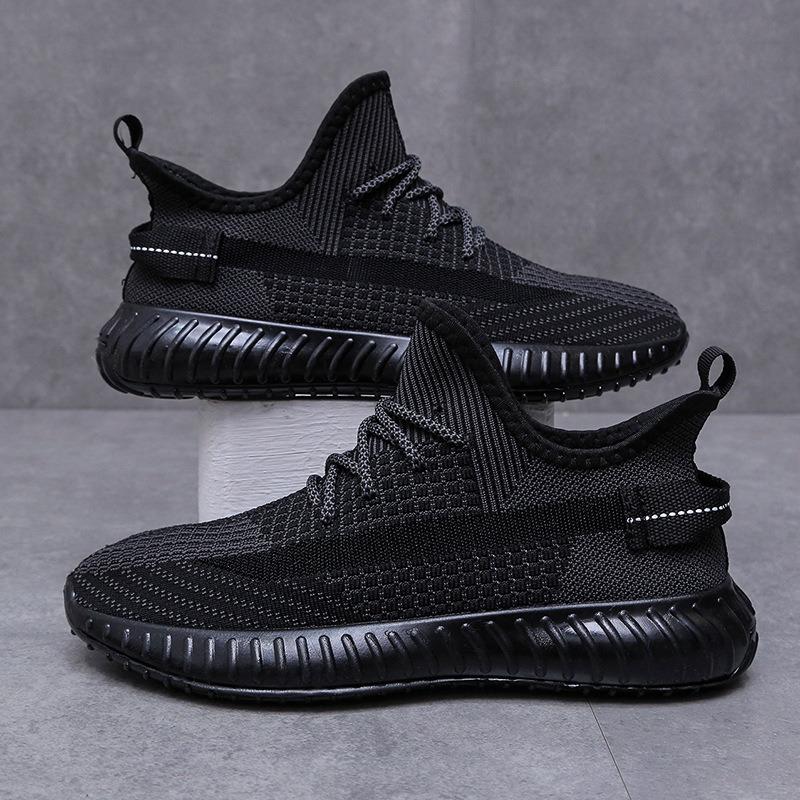 Coconut Shoes New Men's and Women's Same Summer Breathable Mesh Shoes Men's New Trendy Flying Woven Sports and Leisure Shoes