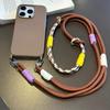 Mode Kreatives Geknotetes Handy-Lanyard Langes Crossbody-Band Langlebig Mode Universell für Handyhülle Tasche Outdoor Trendig