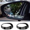 2PCS Mini Small Blind Spot Mirror, 1.57"(40mm) Round HD Glass Convex Rear View Mirror,Strong Adhesive Mirror for Car, Van, SUV and Trucks