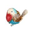 Hinged Lid Bird Figurine Jewelry Box Mini Size Animal Statue Jewelry Holder  Vanity Display