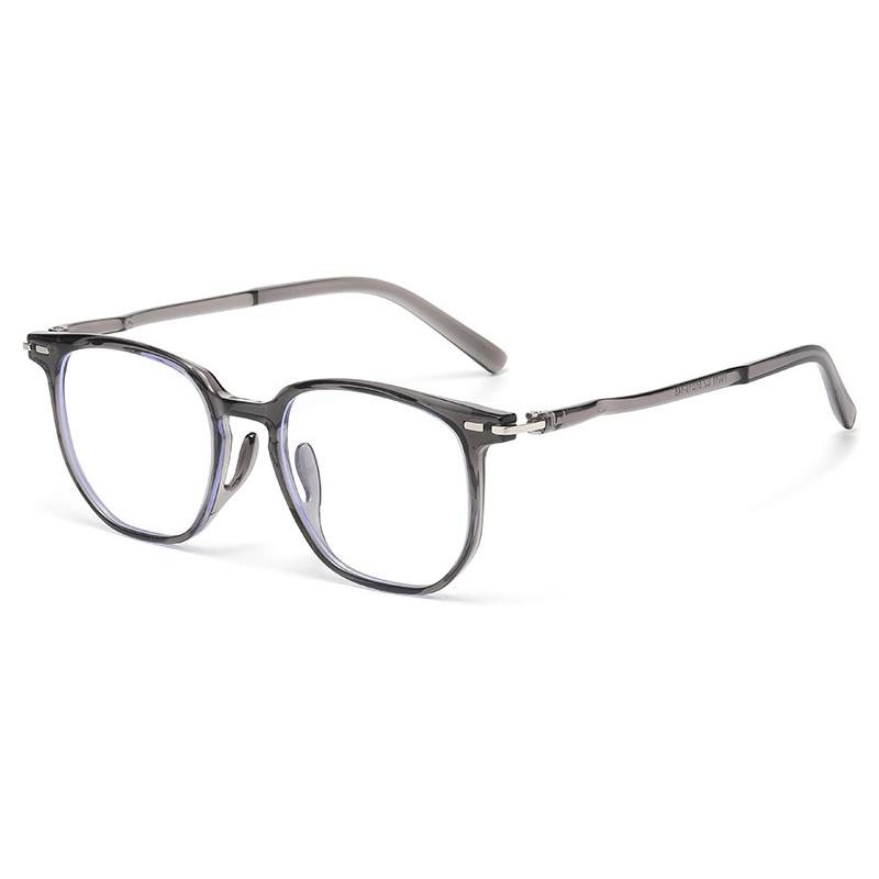 Classic Square Anti Blue Light Glasses TR90 Frame for Men Women Lightweight Computer Glasses Daily Use Eyewear