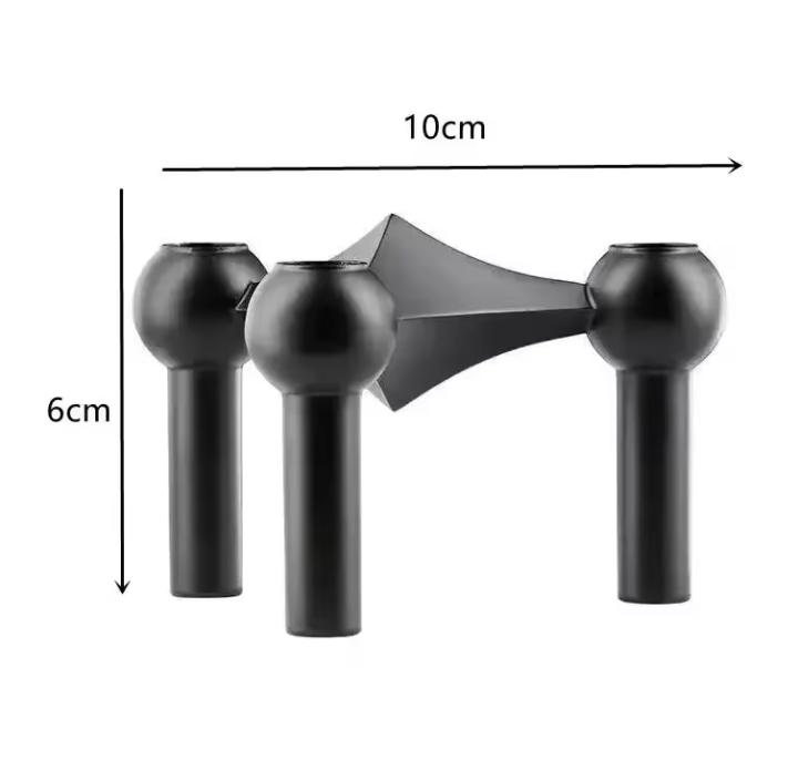 

Nordic Style Candlestick Holders Luxury Stainless Steel Stand for Skinny Candles Living Room Decor Desktop Candlstand Ornament