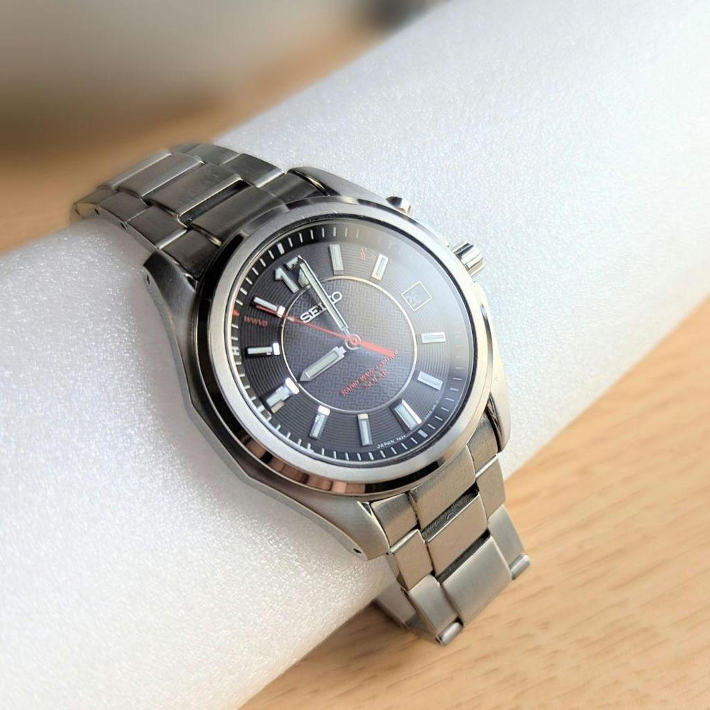 [USED] SEIKO Watch 7B24 0AB0 Working Solar Titanium