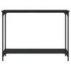 Console Table Black 101 x 30.5 x 75 cm Particleboard