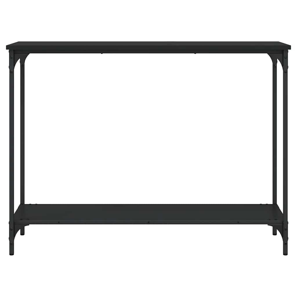 Console Table Black 101 x 30.5 x 75 cm Particleboard