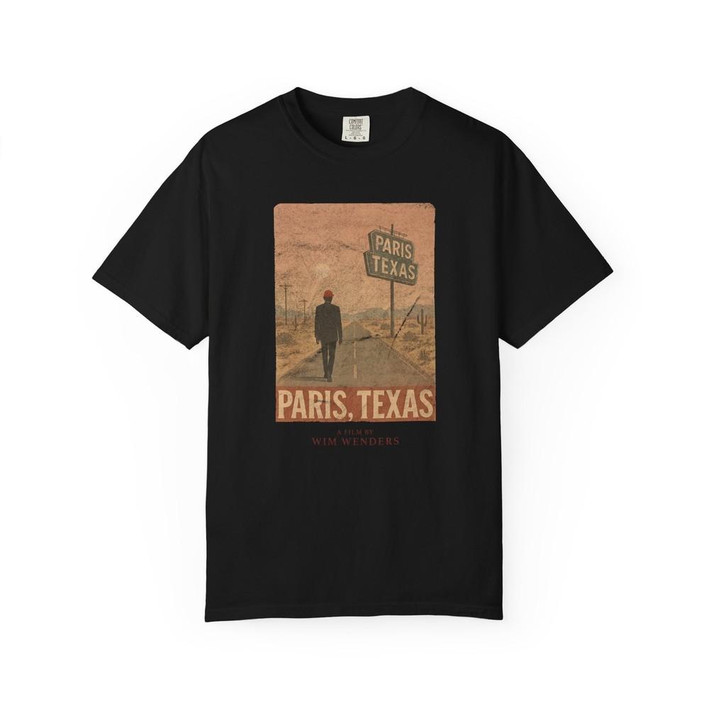 Paris Texas T-Shirt Wim Wenders Filmplakat Kunst T-Shirt Retro A24 Stil Filmgeschenk
