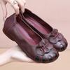 Comfortable non-slip Doudou shoes, spring and autumn middle-aged and old soft-soled one-pedal women's shoes, summer shallow-mouth single shoes
