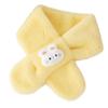 Autumn/Winter Heart Rabbit Children's Scarf - Cute Korean Style Warm Plush Baby Neck Warmer for Girls Cold Protection
