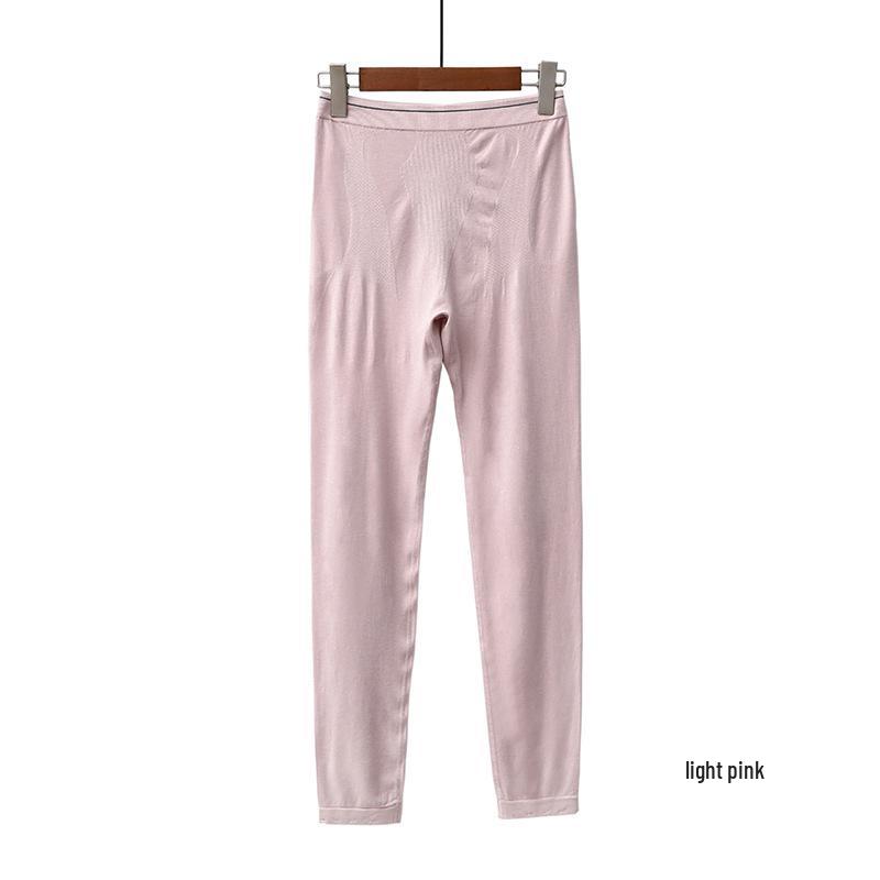 

Женские бесшовные осенние брюки: Японский стиль, шелковые, теплые, большого размера, утепленные акриловые брюки Small (Recommended 90~140 lbs)