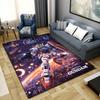 Mobile Suit Gundam Printed Anti-slip Carpet Fashionable Decorative Rug Mat for Bedroom Living Room LXR107