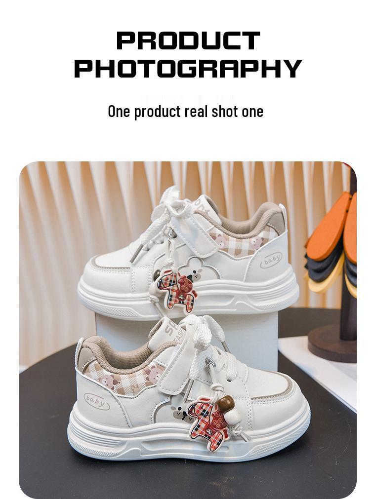 Breathable Cartoon Board Shoes for Girls - Spring/Autumn 2026 Fashion