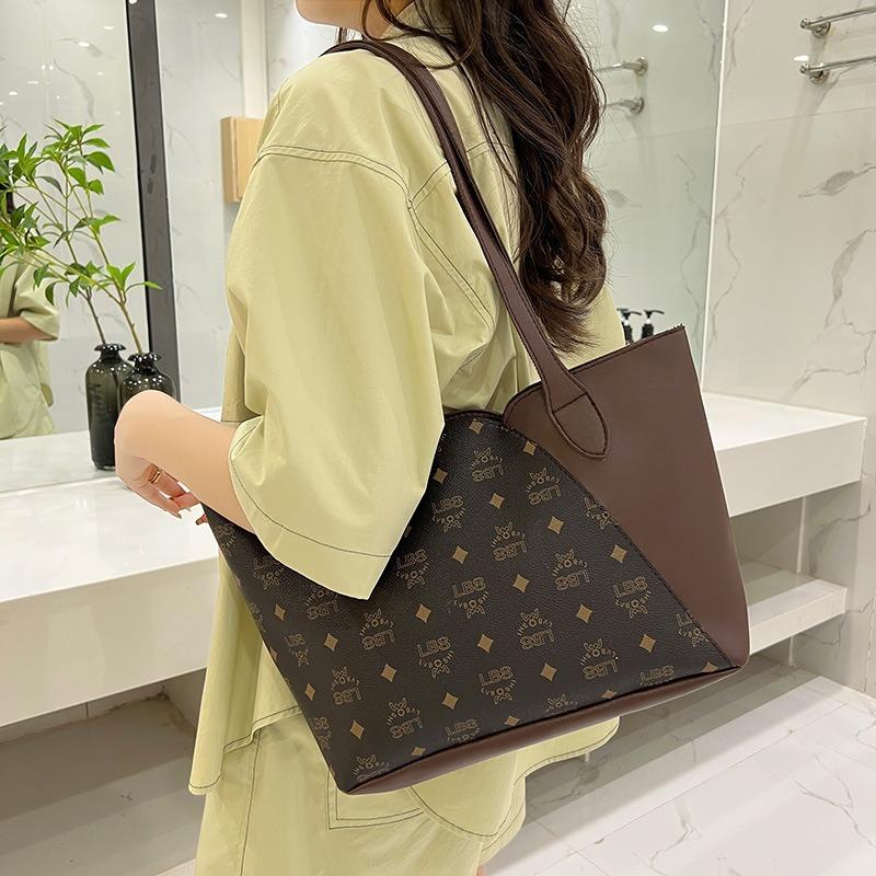 Large Capacity Handbag Women's Single Shoulder European Tote Bag