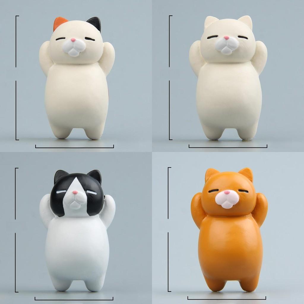 Cat Action Figure Cartoon Model Toy Decoration Doll Children Ornament Gifts
