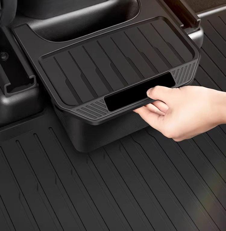 Tesla Model Y Rear Seat Organizer & Trash Can Accessory, New Version