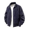 Jacket Men's Leather Jacket Men's Spring and Autumn Grinding Leather Jacket Men's Ruffian Handsome Stand-up Collar Casual Motorcycle Jacket Trend Rep