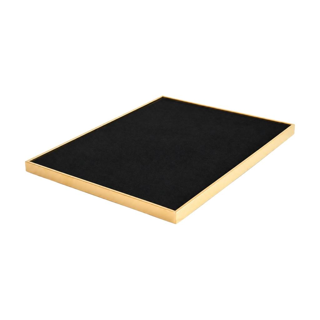 Stainless Steel Jewelry Display Tray LowProfile Elegant for Retail Showcases,