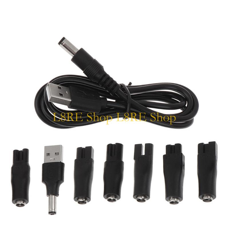 L8RE Charging Solution for Electric Beard Trimmers and Purifiers USB Adapter Kits