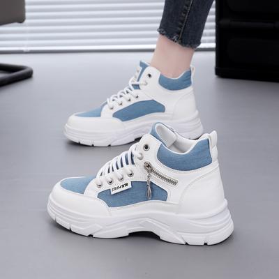Women Sneakers  New Spring Internal Heel Increase Shoes Thick Sole Soft Bottom Sneakers Plus Size Casual Sporty Women Shoes