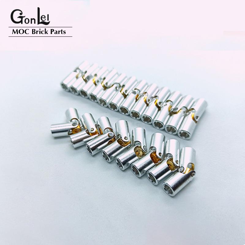 5-10-15Pcs Metal Universal Joint Axis Connector 61903 Science and Technology Series MOC Parts 9244 Building Block Parts DIY