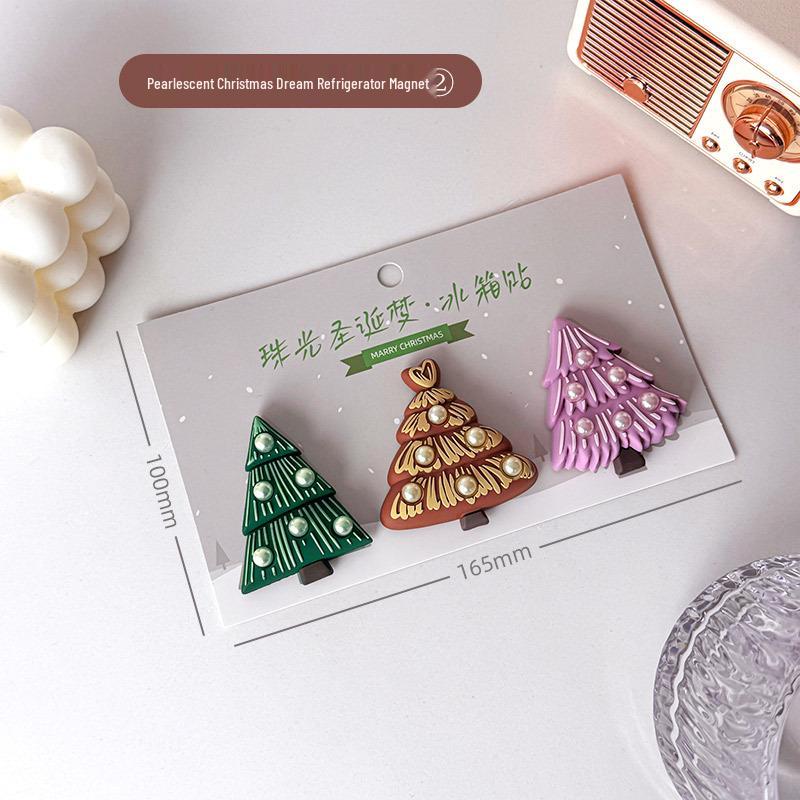 

Zhiwang Christmas Tree 3D Soft Magnet Set: DIY Refrigerator Decorations with Strong Adsorption