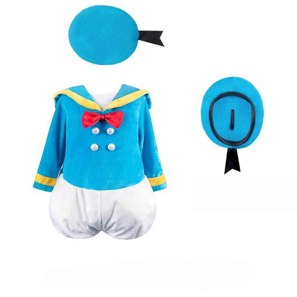 Disney Donald Daisy Duck Party Costume Set Colorful Classic Cartoon Character Cosplay Costume for Family Party Theater Performance XS&Other