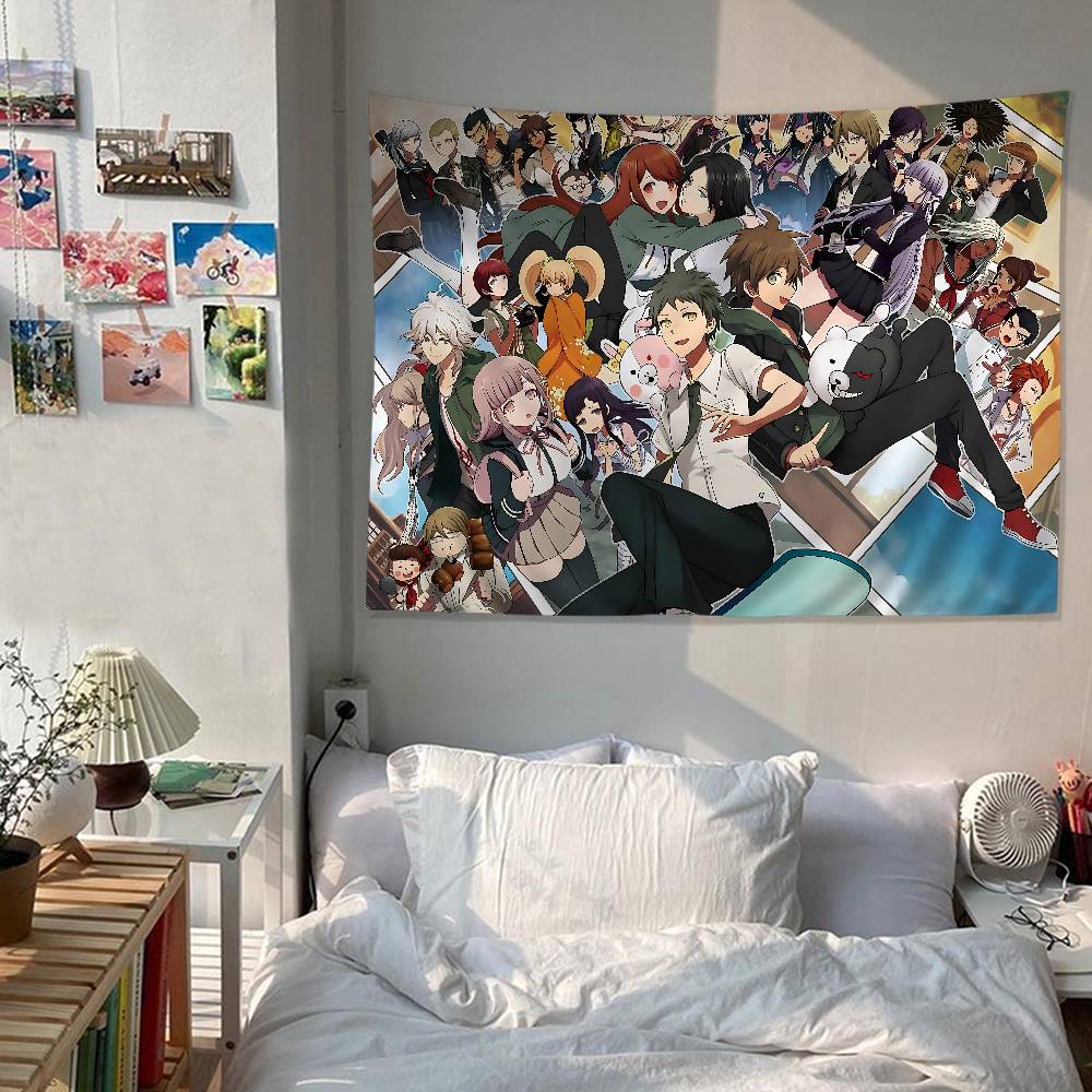 

Classic Anime Danganronpa Chart Tapestry For Living Room Home Dorm Decor Art Home Decor 74x94cm(29x37in)