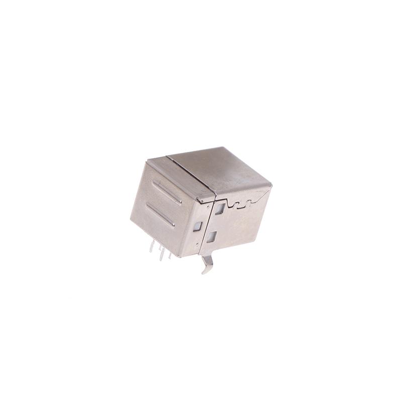 10Pcs/Lot Usb B Type Female Socket Connector G45 Square Interface Socket For Printer Data Interface