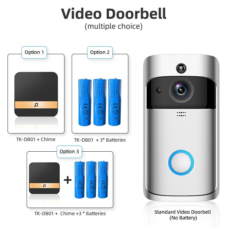 Smart Home Drahtlose Türklingelkamera Türklingel Wifi Video-Türklingel