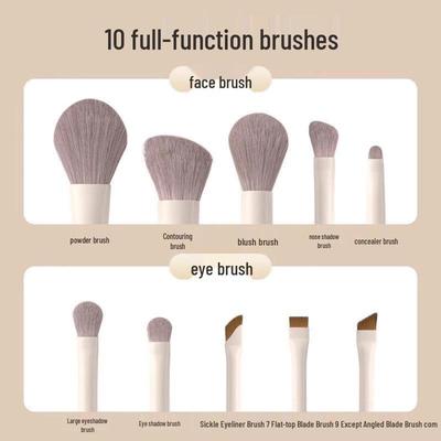 Shian empfiehlt: Yuncí Make-up Pinselset - Lidschatten-, Eyeliner-, Puder- und Rougepinsel
