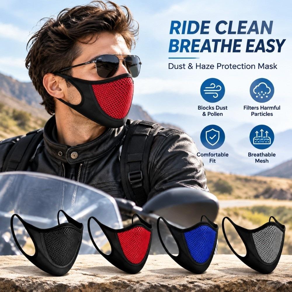 Windproof Sport Face Mask Anti Pollen Dustproof Mask Reusable Breathable Face Mask Running