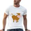 Hay Day Cow T-Shirt Cotton T Shirts Man 100% T Shirts for Man Cotton Funny T Shirts with Prints