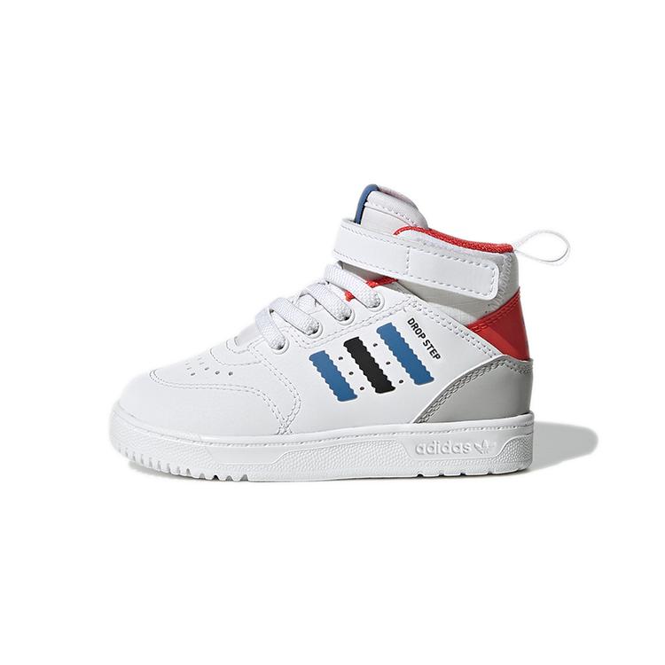 

Adidas Originals Drop Step Comfortable Abrasion Resistant High top Toddler Shoes White Infant And Toddler H05619 19
