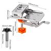 35mm Hinge Boring Jig Kit Stainless Steel Hole Opener Template For Woodworking Hole Puncher Drilling Guide Locator