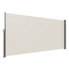 Retractable Side Awning, 71''x 138'' Outdoor Privacy Screen, 180g Polyester Water-proof Retractable Patio Screen, UV 30+ Room Divider Wind Screen for