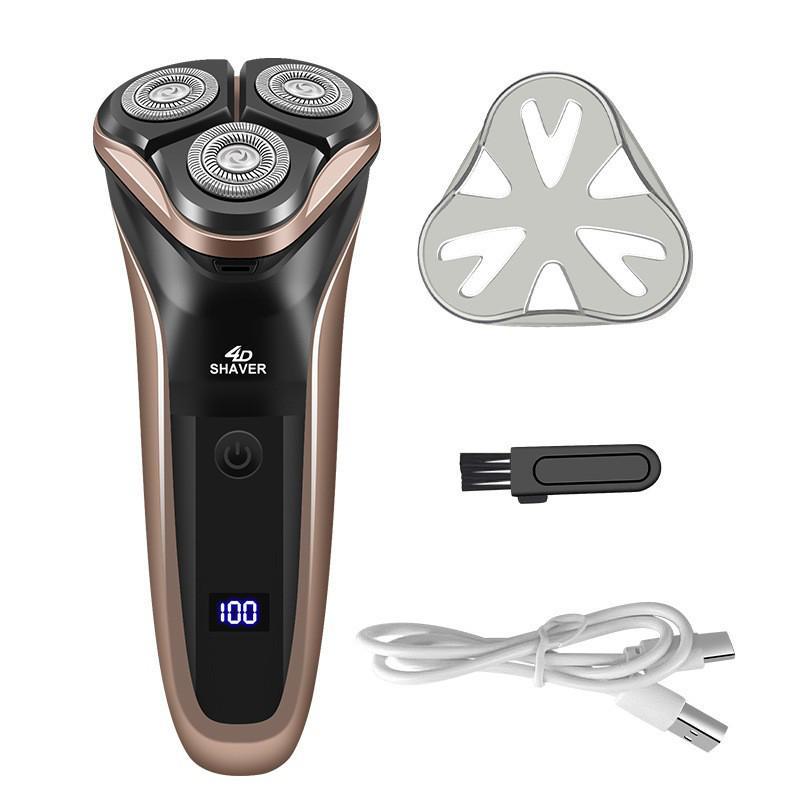 

2024 Новая мужская бритва Lingke 9288 с двумя кольцами и тройными лезвиями, идеально подходит для студентов Standard