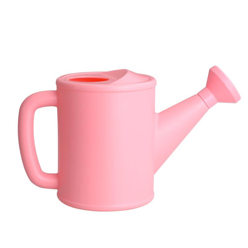 

Gardening Long Mouth Plastic Thickened Watering Kettle Spray Pipe Garden Household Sprinkler Potted Garden Portable Spray рожевий