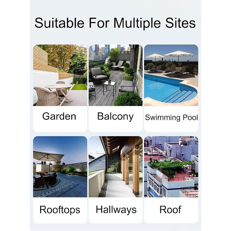 NACX 75mm / 2.9” Stainless Steel Round Flat Floor Drain Cover, Round Anti Blocking Drain Cover for Bathroom Kitchen Washroom Patios, 2Pcs