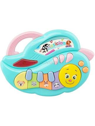 Children'S Small Piano Electronic Piano 25-Key Wooden Toy Early Piano Children Practice Piano Parent-Child