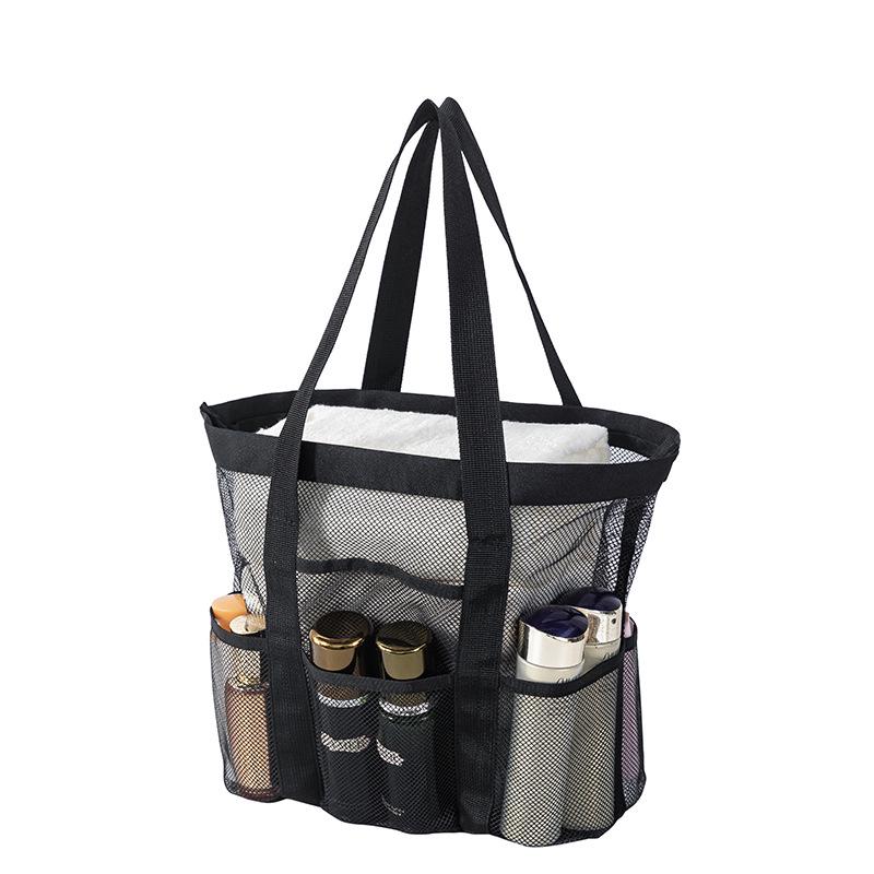 Large Capacity Multifunctional Mesh Beach Bag & Swimsuit Storage Handbag