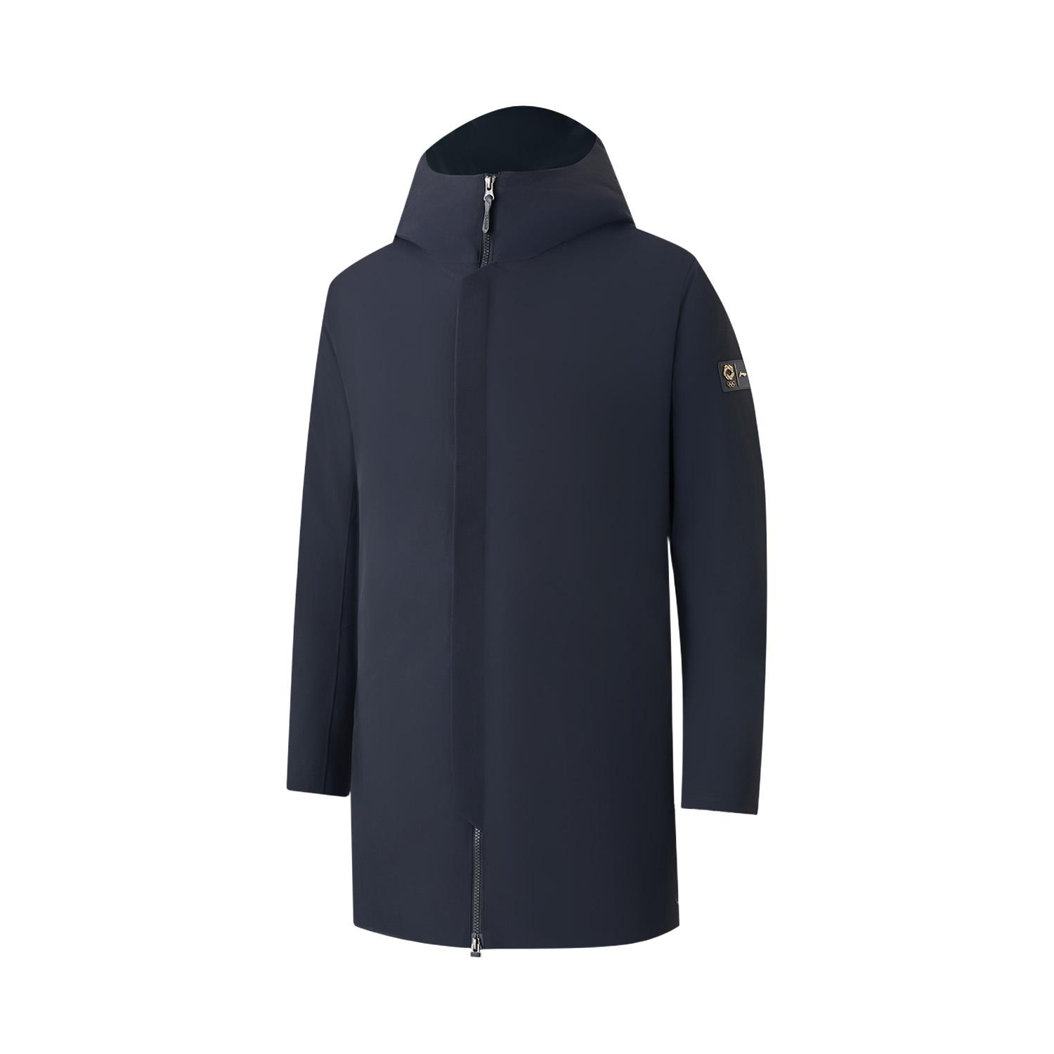 

Li Ning Glory Series Hooded Logo Quilted Down Jacket Men outerwear AYMV795-1 L